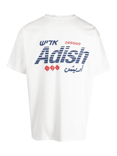 Shop Adish Kora Logo-print T-shirt In White
