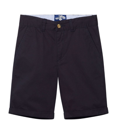 Shop Trotters Cotton Charlie Chino Shorts (6-11 Years) In Navy