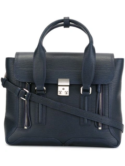 A.w.a.k.e. Medium 'pashli' Satchel In Tanzanite