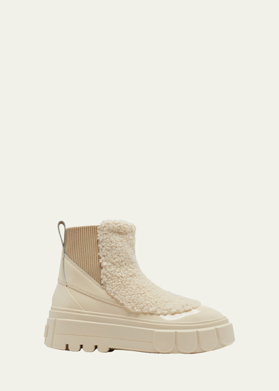 Shop Sorel Caribou Cozy Chelsea Ankle Boots In Bleached Ceramic