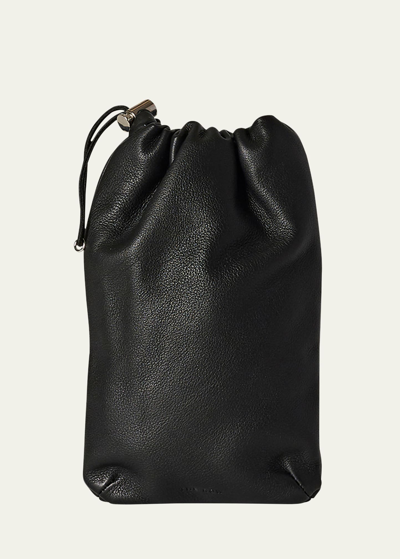 Shop The Row Bourse Phone Case Crossbody Bag In Black