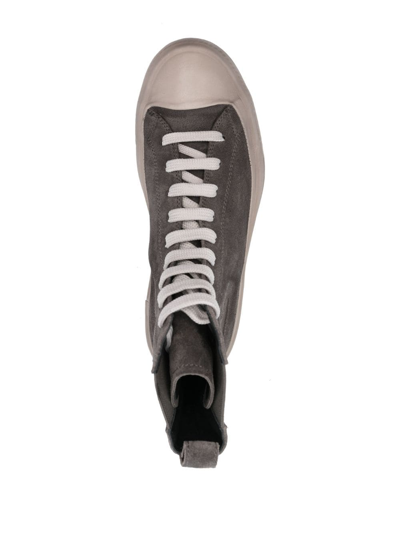 Officine Creative High-top-sneakers Aus Wildleder In Grey