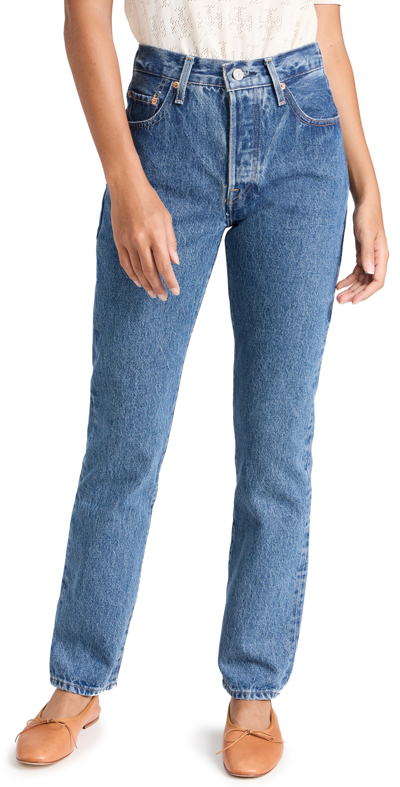 Levi's 501 90s Ankle Jeans Shout Out Stone In Shout Out Stone