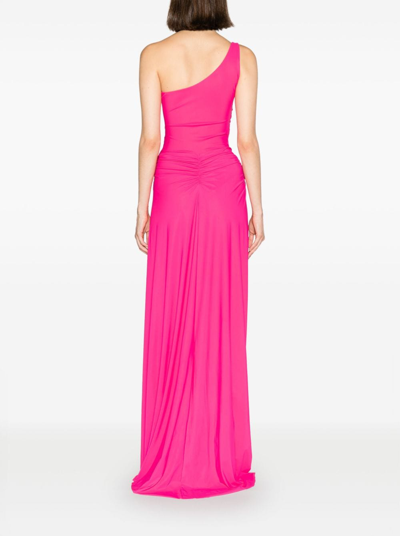 Shop Chiara Boni La Petite Robe Cut-out Maxi Dress In Pink
