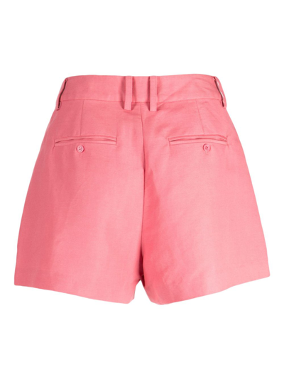 Shop Paige Andie High-waisted Shorts In Pink
