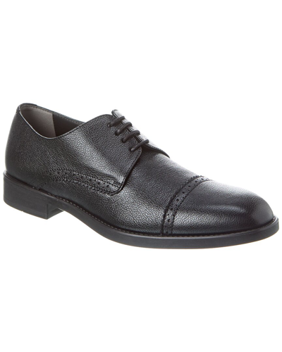 Shop Tom Ford Leather Oxford In Black