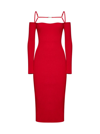 Shop Jacquemus Sierra Off In Red