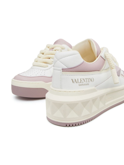 Valentino One Stud Xl Low-top Sneakers In White