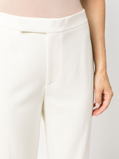 Polo Ralph Lauren Seth Wool Crepe Tuxedo Pant In White