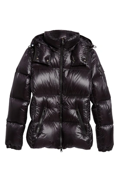 Moncler Fourmine Hooded Quilted Shell Down Jacket In Black