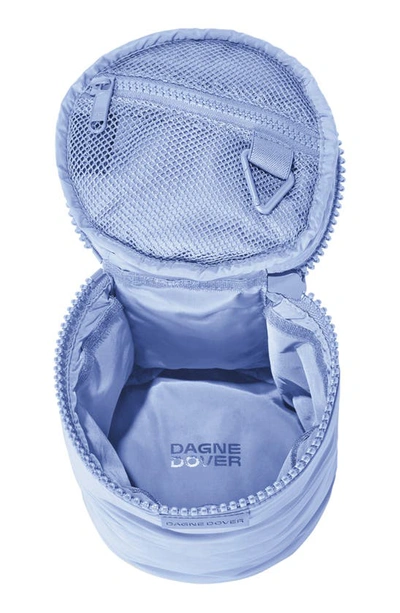 Shop Dagne Dover Mila Repreve® Recycled Polyester Large Toiletry Organizer Bag In Heron