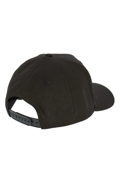 Shop Palm Angels Embroidered Logo Baseball Cap In Black White