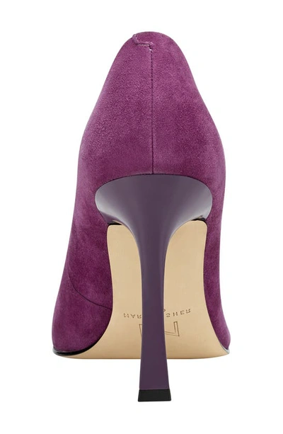 Shop Marc Fisher Ltd Sassie Pointed Toe Pump In Dark Purple