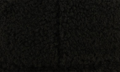 Allsaints Reversible Teddy Fleece Bucket Hat In Black White
