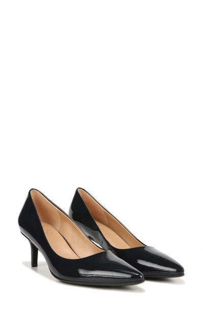 Naturalizer Everly Pump In Navy Blue Patent Leather