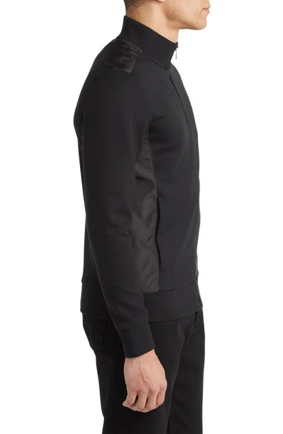 Shop Hugo Boss Shepherd Zip Jacket In Black