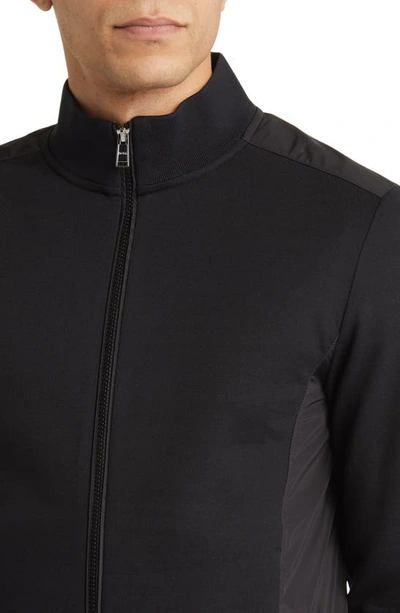 Shop Hugo Boss Shepherd Zip Jacket In Black