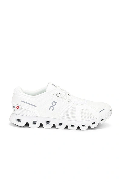 On Cloud 5 Running Shoe In Undyed White