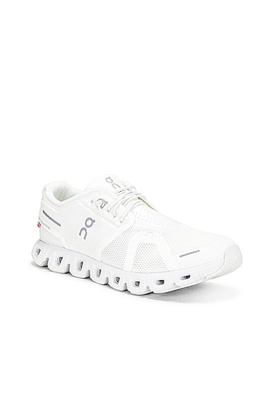 On Cloud 5 Running Shoe In Undyed White