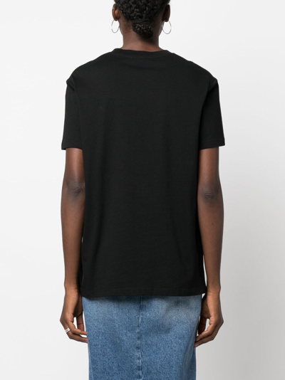 Shop Wardrobe.nyc Crew-neck Cotton T-shirt In Black