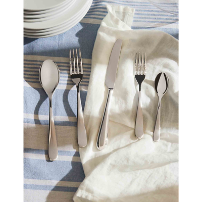 Alessi Nocolor Nuovo Milano Stainless-steel Dessert Knife In Nocolor