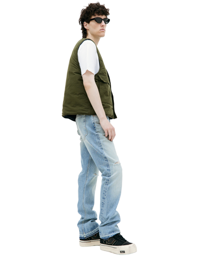 Btfl Khaki Reversible Vest In Khaki