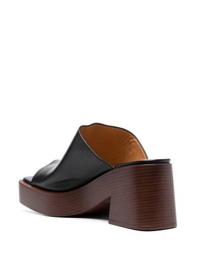 Shop Tod's Leather Mules In Black