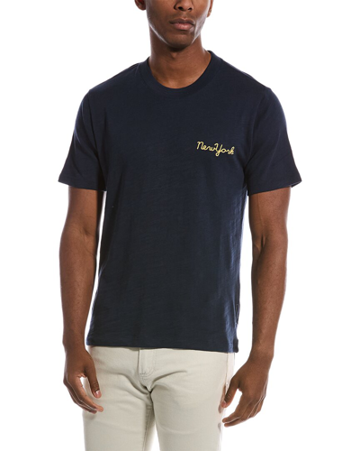 Shop Rag & Bone Industries T-shirt In Blue