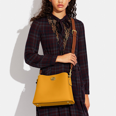 Shop Coach Willow Shoulder Bag In Colorblock