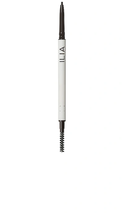 Shop Ilia In Full Micro-tip Brow Pencil In Soft Black