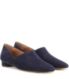 THE ROW NOELLE SUEDE SLIPPERS