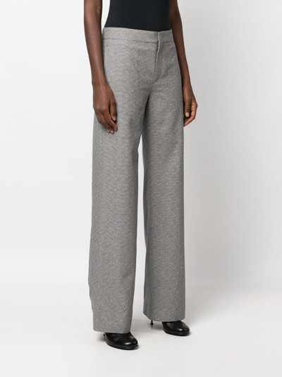 Shop Isabel Marant Mid-rise Straight-leg Trousers In Neutrals