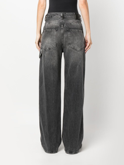 Haikure Wide-leg Jeans In Black