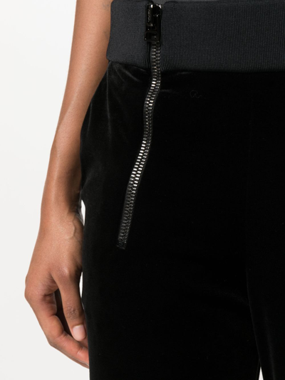 Shop Tom Ford High-waisted Wide-leg Trousers In Black