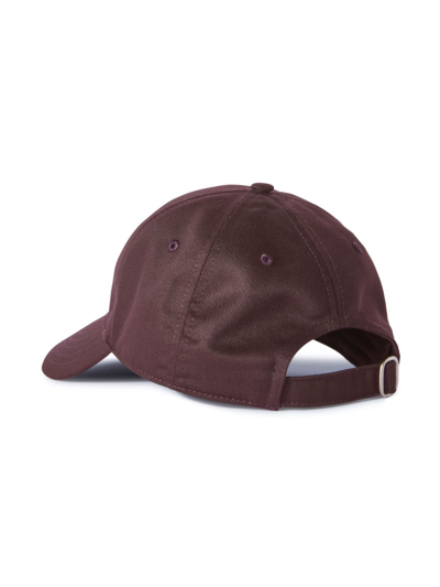 Shop Off-white Arrows-logo Baseball Cap In Purple