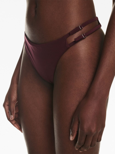 Off-white Off Stamp Triangle Bikini Set In Red