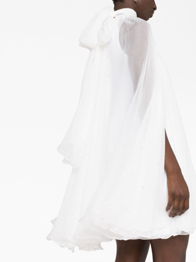 Shop Manurí Starry Night Crystal-embellished Dress In White