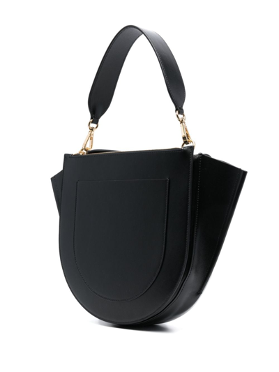 Wandler Medium Hortensia Shoulder Bag In Black
