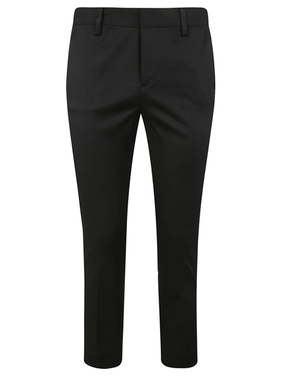 Shop Dsquared2 Slim Cropped Trousers In Black