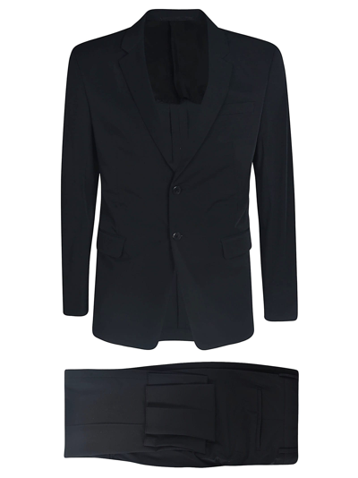 Shop Prada Classic Suit In Black
