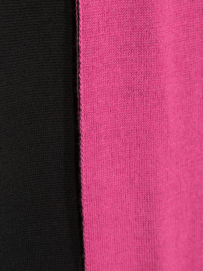 Shop Palm Angels Logo-jacquard Wool-blend Scarf In Pink