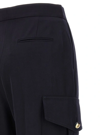 Alexander Mcqueen Military Trousers In Blue