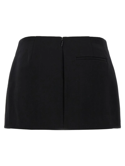 Shop Area 'embroidered Butterfly Mini' Skirt In Black