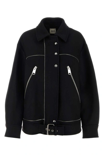 Shop Khaite Jackets And Vests In Black