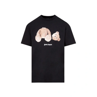 Shop Palm Angels Bear Classic T-shirt Tshirt In Black