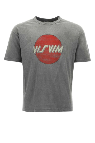 Shop Visvim T-shirt In Grey