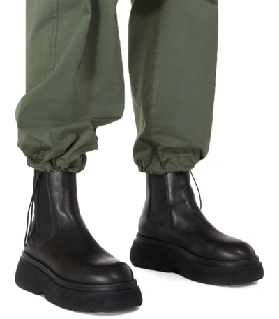 Shop Weekend Max Mara Gitane Military Green Parachute Trousers