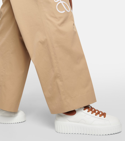 H-STRIPES皮革低帮运动鞋