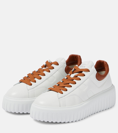 H-STRIPES皮革低帮运动鞋