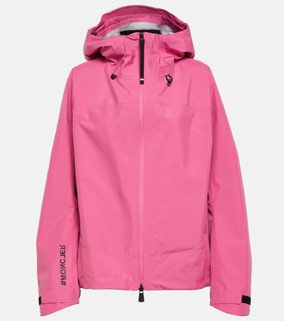 Shop Moncler Meribel Hooded Jacket In Pink